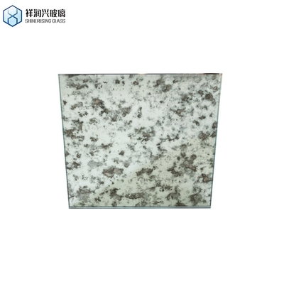 Rectangolo d'oro antico specchio vetro muro di mattoni specchio parete titoli 12X12 per strati domanda