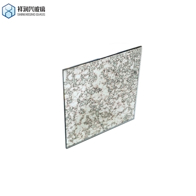 Rectangolo d'oro antico specchio vetro muro di mattoni specchio parete titoli 12X12 per strati domanda