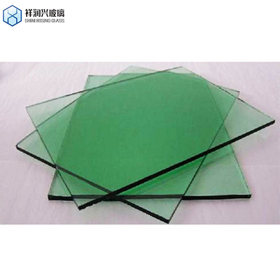Vetro di costruzione colorato blu chiaro e verde scuro da 10 mm personalizzato per balcone a porte e finestre