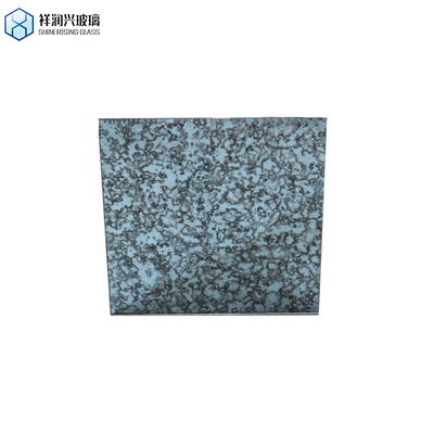 Vetro antico a sfondo rettangolare laminato da 4 mm blu marrone nero per divertimento