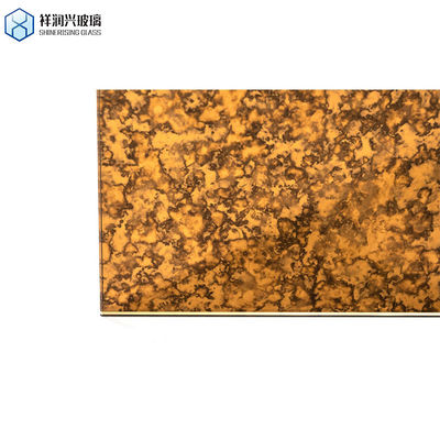 Piatto lucidato 3mm4mm 5mm oro decorativo antico porta in bronzo vetro specchio piastrelle di vetro foglio