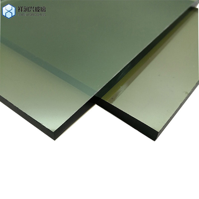 Vetro galleggiante laminato 4mm 5mm 6mm 8mm Edificio per uffici Bronzo Verde Blu Grigio Colore riflettente Vetro tinto