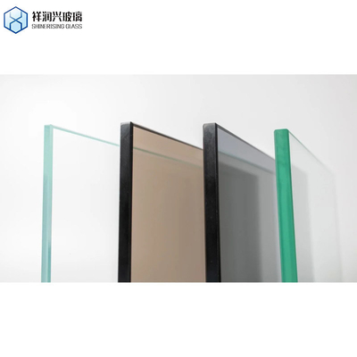 3mm 4mm 5mm 6mm 8mm Bagno riflettente a colori chiari Finestre di vetro divisorio vetro galleggiante senza telaio