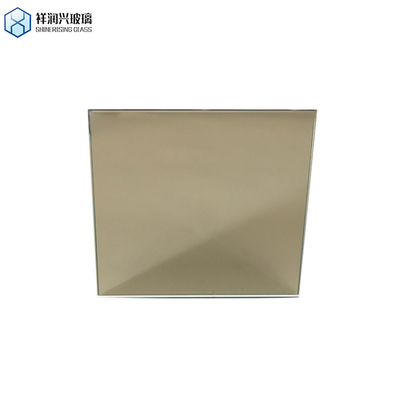 Pannello di specchi colorati in vetro rettangolare con materiale di cornice dorata e bronzo competitivo