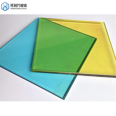 4.6 mm Blu chiaro grigio scuro nero vetro colorato porta di vetro per la costruzione