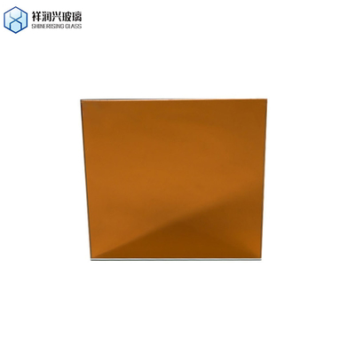 Richiesta personalizzata 4mm trasparente / colorato oro riflettente specchio bidirezionale personalizzazione