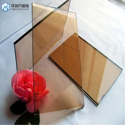 Personalizzazione vetro galleggiante colorato riflettente grigio da 5 mm per 1830*2440/2140*3300/2440*3660