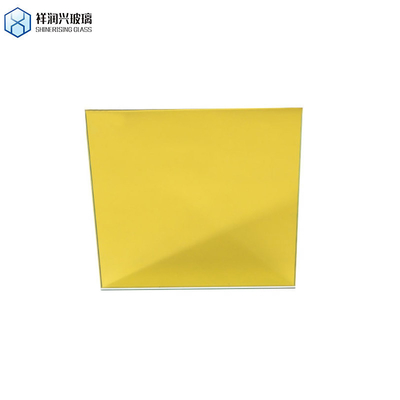 Specchio colorato in vetro colorato dorato personalizzato per la costruzione di cupole di vetro temperato