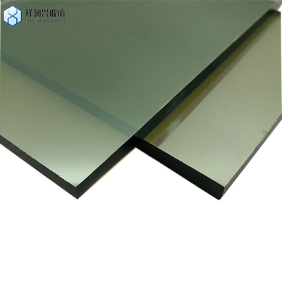 Edificio per uffici piatto 4mm 5mm 6mm 8mm Bronzo Verde Blu Grigio Vetro galleggiante Colore Vetro riflettente Tintato Temperato Vetro stratificato