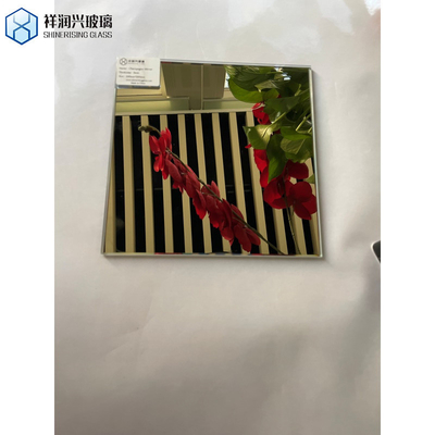 Flat Polished Edge 1mm-6mm Tinted Colored Silver Aluminum Glass Mirror Personalizzazione
