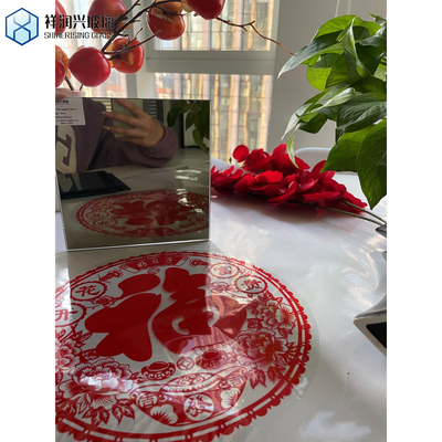 Specchio di vetro trasparente decorativo con bordo lucidato piatto e certificato SGS