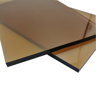 Flat Polished Edge Work 5mm Grey Glass per decorazioni di edifici in colore solido