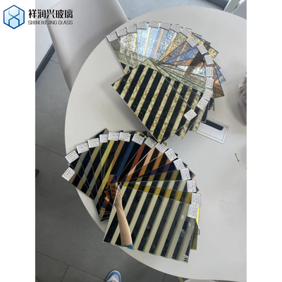 1.8-8mm vetro specchio colorato in bronzo grigio blu colorato per varie applicazioni