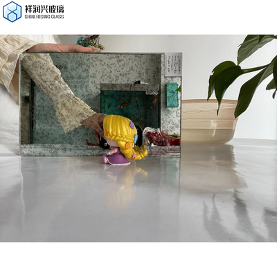 Stile di personalizzazione vetro specchio antico colorato per la decorazione del bagno vasca da bagno