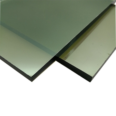 Vetro temperato riflettente a colori chiari 3mm 4mm 5mm 6mm 8mm per finestre e pareti divisorie del bagno