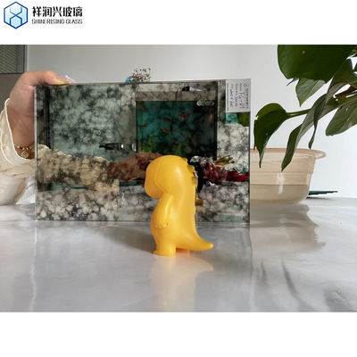 Bagno esterno 4mm-6mm Frosted Antico Grande Specchio Decorativo Vetro con 5 post-vendita