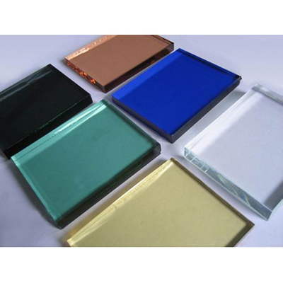 Personalizzazione 4mm 5mm 6mm 8mm Bronzo Verde Blu Grigio Vetro Float Colore Vetro Riflettente Tintato Vetro Edilizio Vetro in Vetro Temperato
