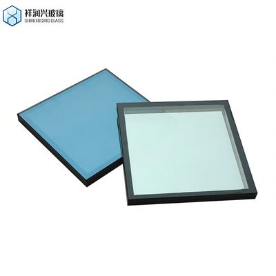 Qingdao Double Glazing Low E Coating Argon Gas Insulating Safety Glass per la costruzione di pareti a tenda