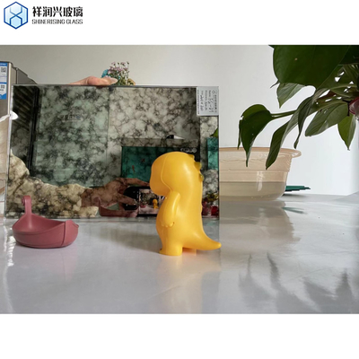 Flat Polished Edge Work Silver Smoky Bevel Antico Specchio vetro per hotel competitivo