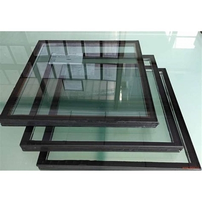 Porta divisoria per edifici commerciali Tempered Low-E Double Glazing Glass isolante con persiane incorporate