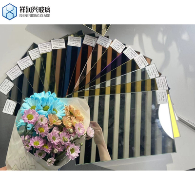Specchi di vetro temperato riflettente in argento alluminio bronzo grigio oro per mobili