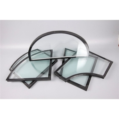 Flat Qingdao Tempered Coated Double Glazing Glass Isolato con persiane all'interno per finestra Triple Glass Isolated Wall