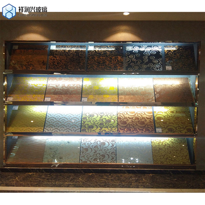 Struttura solida Fogli di vetro colorato a forma chiara per divisori spessore 3 mm 4 mm 5 mm
