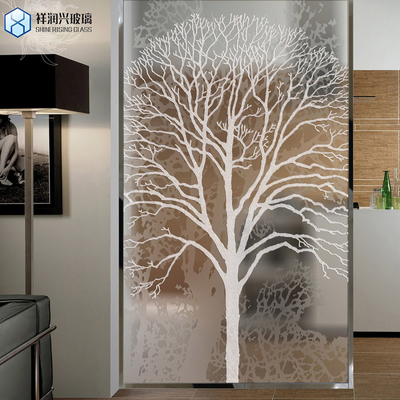 Qingdao 3mm-6mm Blu Flora Glass Chiaro Moru Patterned Figured Glass con CE ISO9001 Toughened Safety Pattern Privacy Glass Flat Polished Edge Work