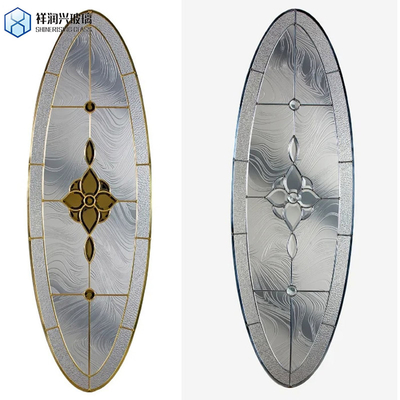 Architettura Art in vetro profondamente inciso Basketwoven Fused Cast Glass Fusing Art Glass 5