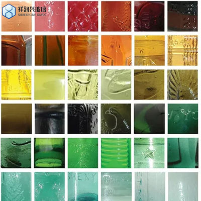 3-4mm Disegno Temperable Titanio Ghiaccio Fiore Acido vetro inciso Standard GB15763.2-2005