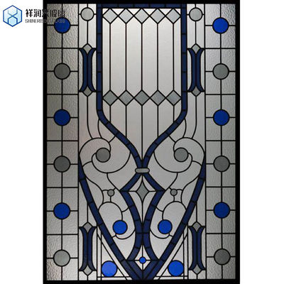 3-4mm Disegno Temperable Titanio Ghiaccio Fiore Acido vetro inciso Standard GB15763.2-2005