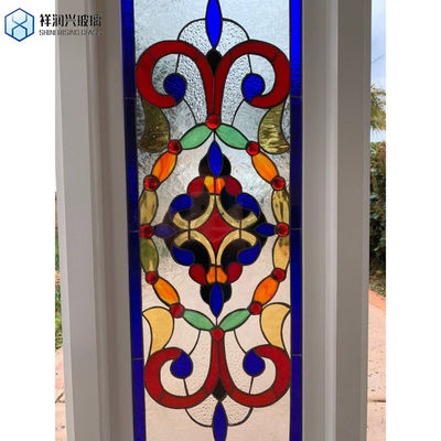 3-4mm Disegno Temperable Titanio Ghiaccio Fiore Acido vetro inciso Standard GB15763.2-2005