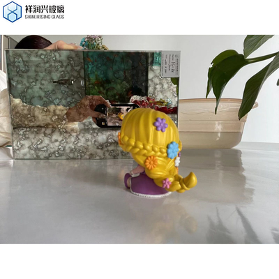 Opzione di personalizzazione Vetro specchio d'argento dorato colorato antico per decorazioni esterne