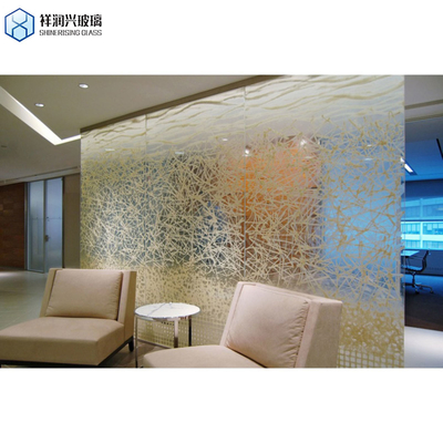 Vetro a forma di texture rinforzata per il design di finestre e porte artistiche trasparenti e personalizzabili