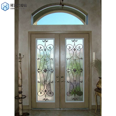Vetro a forma di texture rinforzata per il design di finestre e porte artistiche trasparenti e personalizzabili