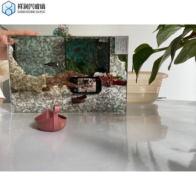 Architettura Antico argento lamellato Specchio di vetro Decorazione murale 3mm 4mm 5mm 6mm 8mm