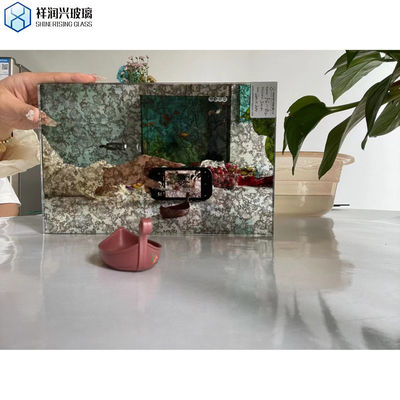 Architettura Antico argento lamellato Specchio di vetro Decorazione murale 3mm 4mm 5mm 6mm 8mm