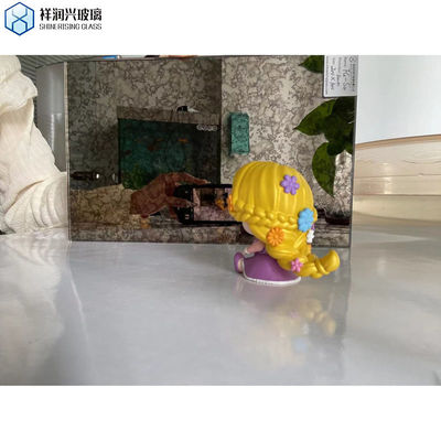 Vernice protettiva altamente resistente Specchio antico per decorazioni murali Spessore personalizzato