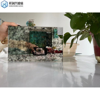 Rectangle Antico Specchio vetro per parete bagno ISO certificato e design alla moda