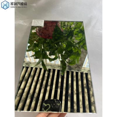 Homedecore argento antico specchio vetro con telaio di vetro e 5 anni di servizio post-vendita