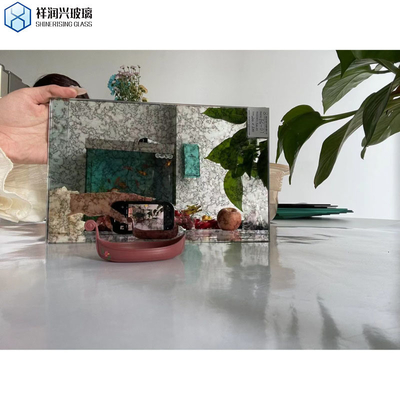 Homedecore argento antico specchio vetro con telaio di vetro e 5 anni di servizio post-vendita