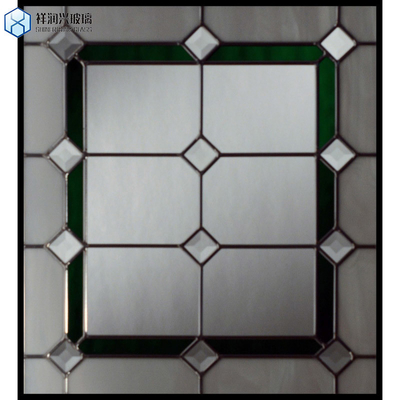 Vetro con colore extra chiaro, decorativo, con modello di colata, vetro temperato, con tessitura, vetro a foglia