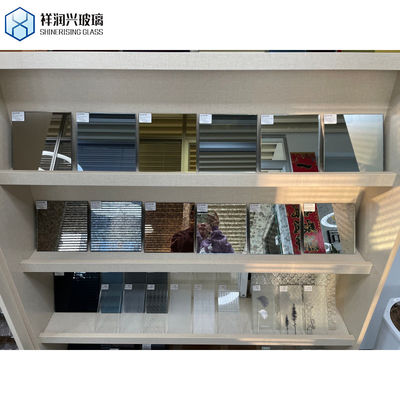 Specchio a muro senza cornice rettangolare in viola rosa bronzo oro colore ideale per la decorazione domestica