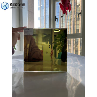 Specchio a muro senza cornice rettangolare in viola rosa bronzo oro colore ideale per la decorazione domestica