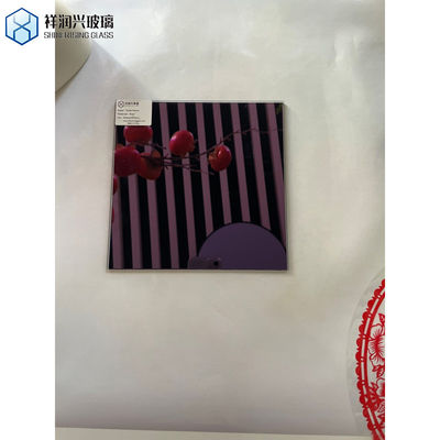 Specchio a muro senza cornice rettangolare in viola rosa bronzo oro colore ideale per la decorazione domestica