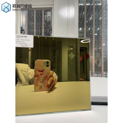 Fogli di vetro per specchi a colori per pareti decorative con approvato CE e personalizzato