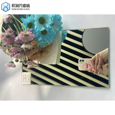3-6mm Di dimensioni multiple Decorativo Specchio galleggiante Specchio a colori con bordo lucidato piatto