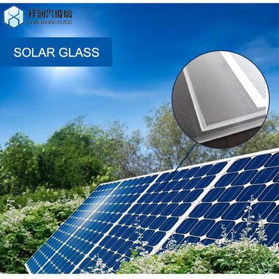 Flat Polished Edge Work CCC Certified 3,2 mm Tempered Photovoltaic Ar Coated Solar Glass