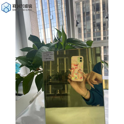 Vetro specchio temperato colorato colorato 6-16mm Vetro indurito su richiesta personalizzata