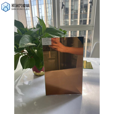 Specchio decorativo colorato di vetro rettangolo 1mm-3mm specchio argento trasparente vetro galleggiante vendita